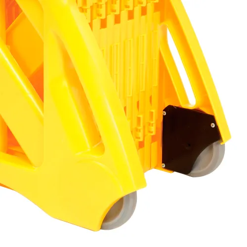 Rubbermaid Portable Mobile Yellow Safety Barrier