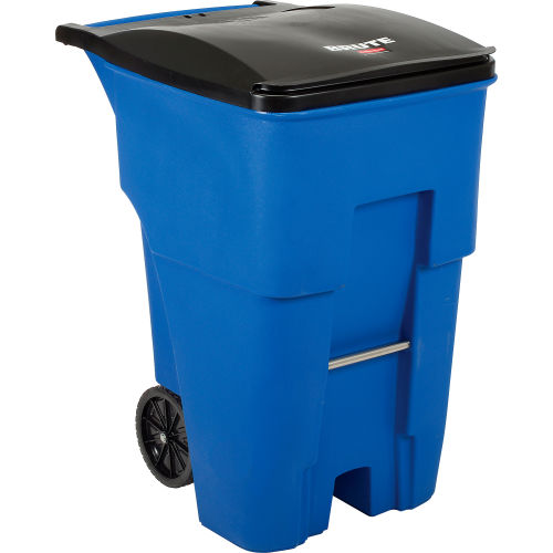 Rubbermaid Brute® 95 Gallon Rollout Container - FG9W2273BLUE