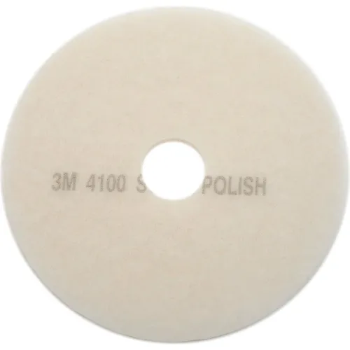 3M White Super Polish Pad - 5/Case