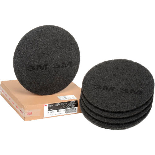 3M™ Black Stripper Pad 7200, 20 in, 5/case