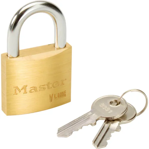Master Lock - Padlock: Brass, Keyed Alike, 1-1/8″ Wide - 00473975 - MSC  Industrial Supply