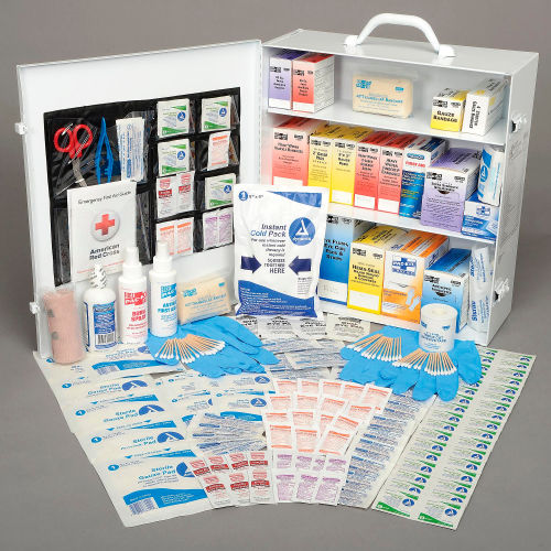 Pac-Kit® 3-Shelf Industrial First Aid Station
																			