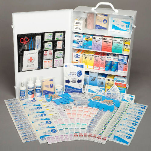 Pac-Kit® 4-Shelf Industrial First Aid Station
																			