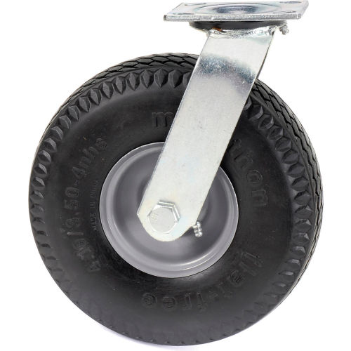 10 in. Swivel Caster, Flat Free