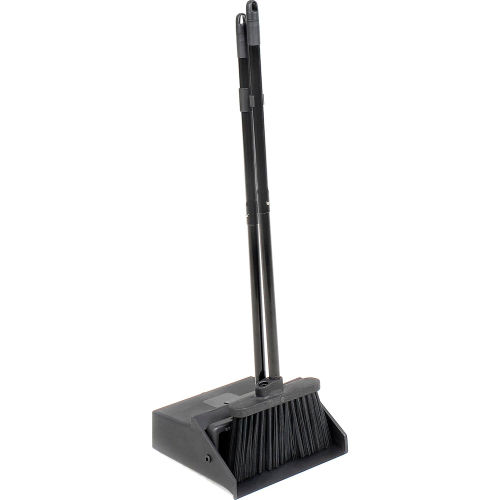 Carlisle® Duo-Pan™ Dustpan And Lobby Broom 36141503, 36 - Black