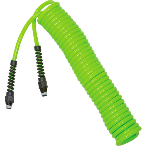 Legacy Mfg. LP1425AFZ 1/4 X 25ft Polyurethane Recoil Hose 1/4 MNPT