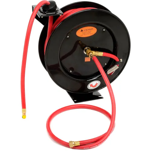 Reelcraft Medium Duty Spring Retractable Hose Reel, 1/4 x 50' - Midwest  Technology Products