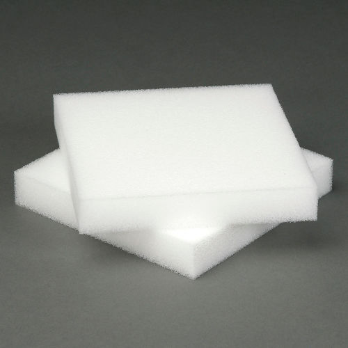 White Foam Pad, 6in.W X 6in.L X 1in.D