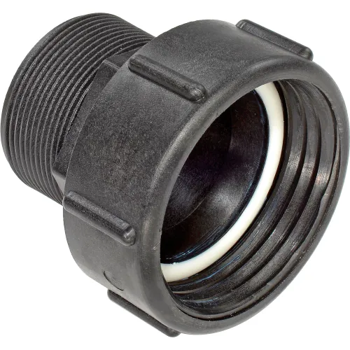 Raccord Femelle S75x6 Vers Mâle 2'' BSP Pour Cuve 1000L IBC - Polyéthylène Robuste