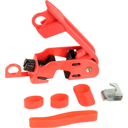Master Lock Grip Tight; Circuit Breaker Lockout, Fits Standard Height & Tie-Bar Toggles