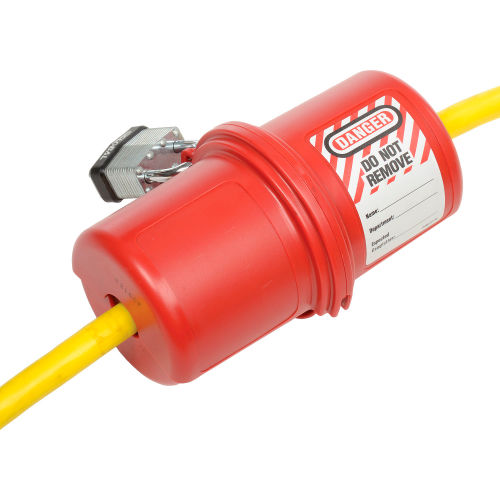 Master LockĀ® Rotating Electrical Plug Lockout, 220-550 Volts Plus, 488