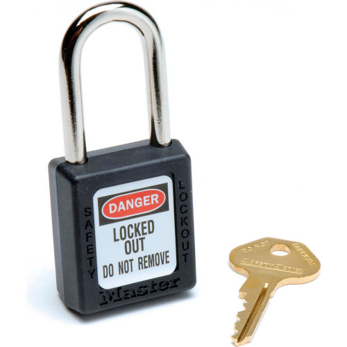 Master Lock® Safety Padlock, Zenex Black