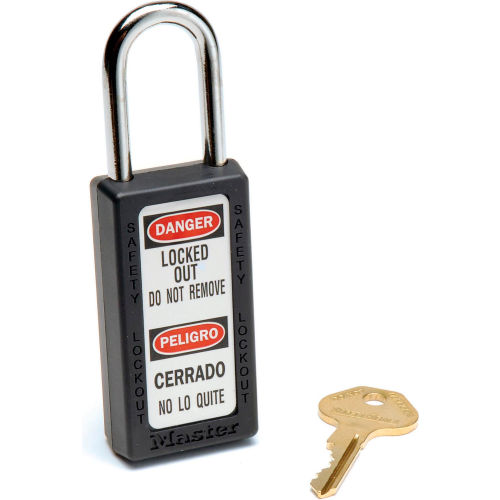 Master Lock® Safety Padlock, Zenex Black