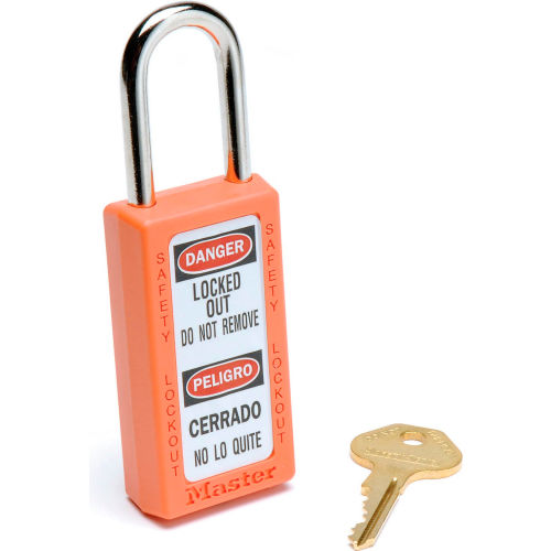 Master Lock® Safety Padlock, Zenex Orange