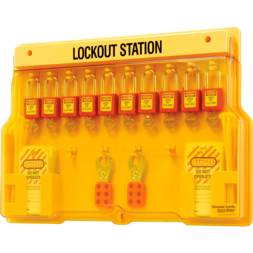 Master Lock Zenex Padlock Station, 10 Lock