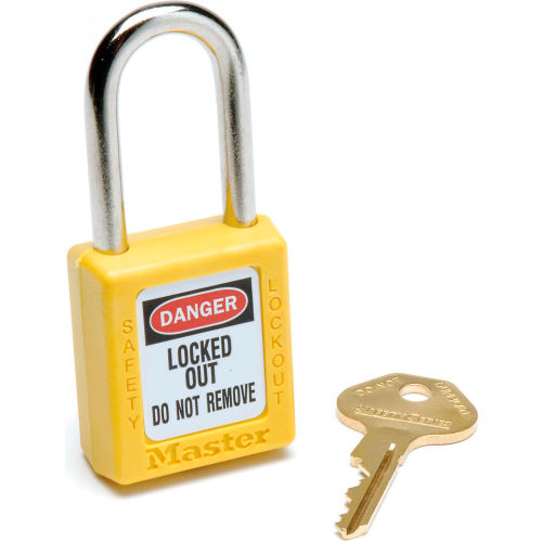Master Lock® Safety Padlock, Zenex Yellow