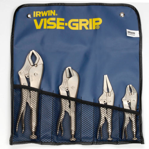 Irwin® Vise-Grip® 4 Pc. Original Locking Pliers Kit Bag Set: 10CR, 7R, 6LN, 5WR