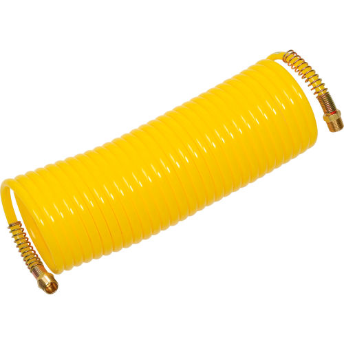K-Tool KTI-71025 1/4in X 25ft Recoil Air Hose Nylon Yellow