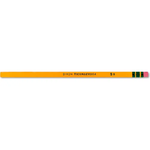 Dixon Ticonderoga #2 Bleistifte – Packung Mit 96 Stück, Latexfreier Radiergummi, Für Schule & Büro
