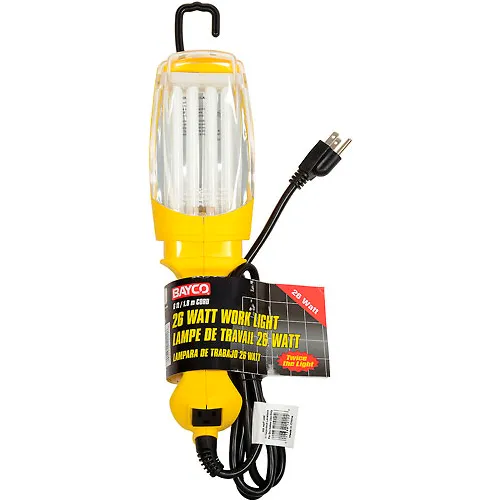 Bayco Fluorescent Plug-in Portable Work Light at