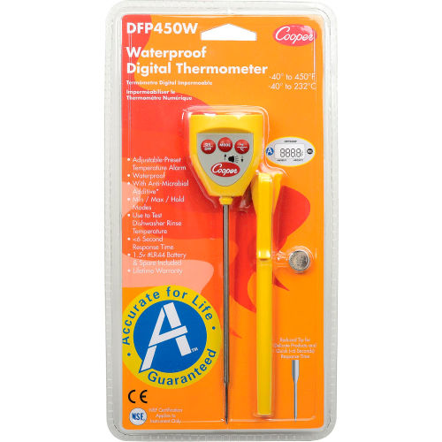 Cooper-Atkins DFP450W-0-8 - Thermometer, Digital Waterproof
