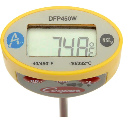 Cooper-Atkins DFP450W-0-8, Digital Pocket Thermometer, Waterproof