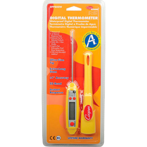 Cooper-Atkins® DPP800W - Thermometer, Digital, Pocket, Test