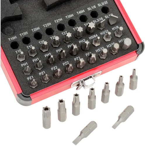 Sunex Tools 9726 38 PC. Mini Ratchet & Bit Set W/ Aluminum Case