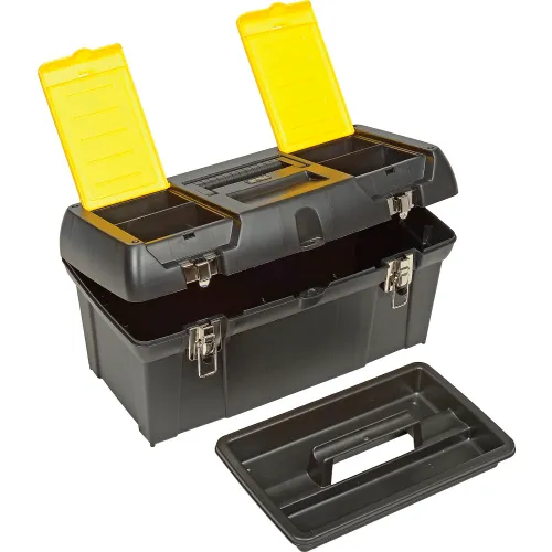 Stanley 19 Inch Toolbox, Black and Yellow