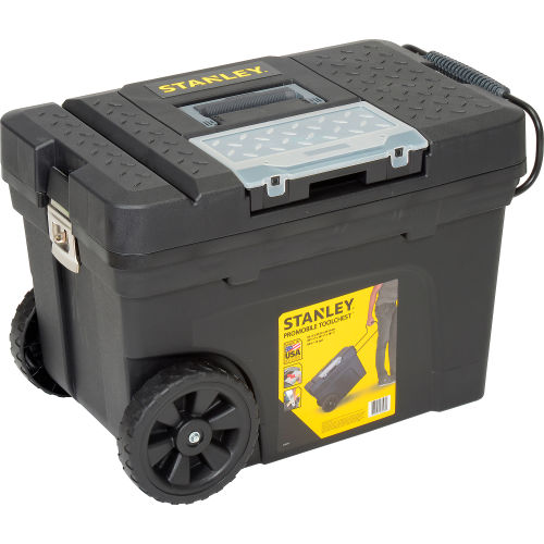 Stanley 033026R Pro-Mobile 17 Gallon Contractor Tool Chest With Removable Organizer