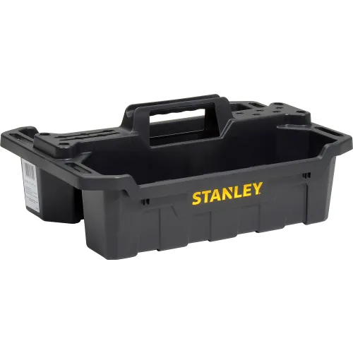 Tool Box Tray With Swivel Handle, Toolbox Metal Tote Caddy 
