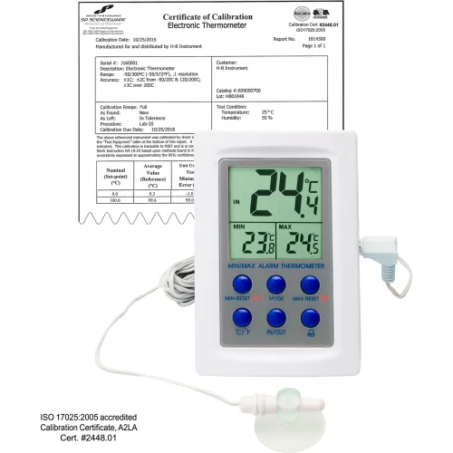 Dual Range Dial Lab Thermometer, 50 to 500F