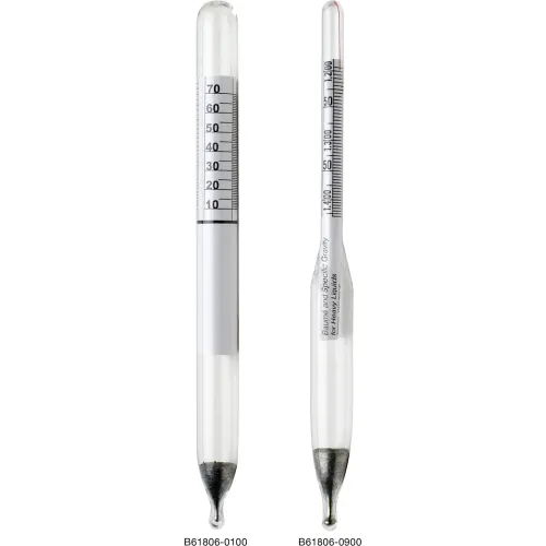 H-B DURAC B61801-0700 Specific Gravity Hydrometer | 1.000 To 1.070 Range, 0.0005 Divisions, 12.8" Long