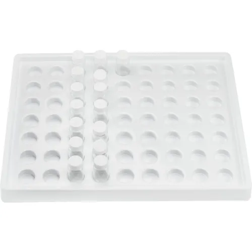 SP Bel-Art Lab Drawer Compartment Tray for Scintillation Vials, 63 Wells,  14 x 17 1/2 x 2 1/4
