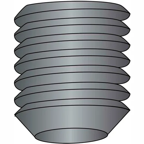 Socket Set Screw - 10-32 x 1/4" - Cup Point - Steel Alloy - Thermal Black Oxide - UNF - 100 Pk