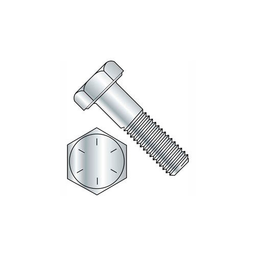5/8-11 x 2-1/2" Hex Head Cap Screw - Steel - Plain - UNC - Grade 8 - USA - 25 Pack - BBI 452436