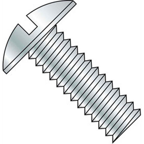 6-32 x 1-1/4" Machine Screw - Truss Head - Slotted - Steel - Zinc CR+3 - FT - 100 Pk - BBI 584241