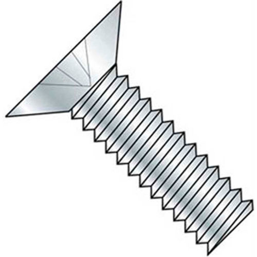 3/8-16 x 6" Machine Screw - Flat Head - Phillips - Steel - Zinc CR+3 - FT - Pkg of 100 - BBI 586798