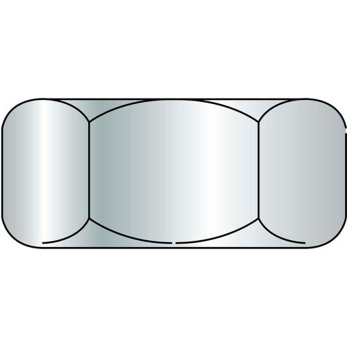 Finished Hex Nut - 5/8-11 - 18-8 (A2) Stainless Steel - UNC - Pkg of 50 - Brighton-Best 762102