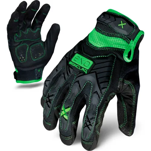 Half-Finger Leather Impact Gloves