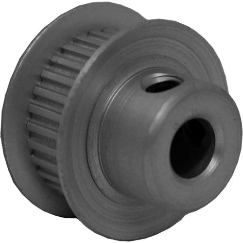 Powerhouse 30MP025-6FA3 Aluminum / Clear Anodized 30 Tooth 0.764&quot; Pitch Finished Bore Pulley - Pkg Qty 5