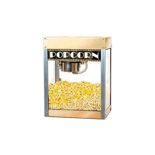 BenchMark USA 11068 Premier Popcorn Machine 6 oz Gold/Silver 120V 1130W