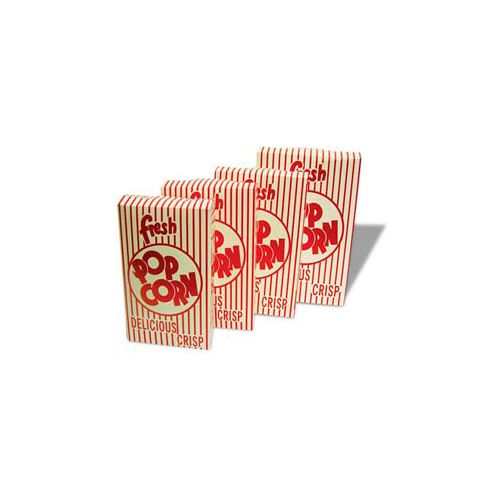 BenchMark USA Closed Top Popcorn Boxes, 1.25 oz., 100/Case