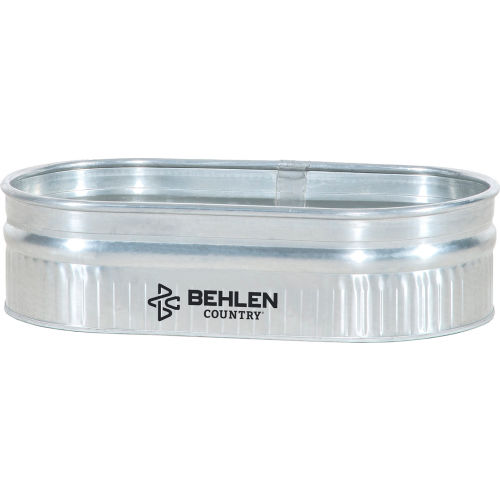 Steel Stock Tank 50130198 Shallow Round End Approximately 38 Gallon