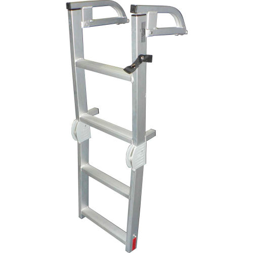 Bearcat 4 Step Fold And Store Pontoon Ladder L40fs