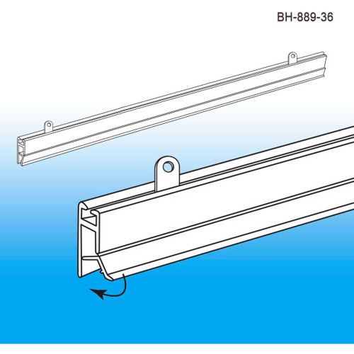 Grip Tite Banner Hanger, 36"L, Clear