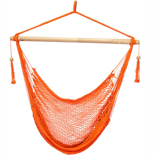 Bliss Island Rope Chair, Orange