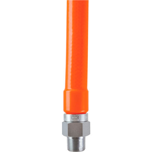 BK Resources 1/2" x 48" Commercial Gas Hose CSA and ANSI Approved, BKG-GHC-5048