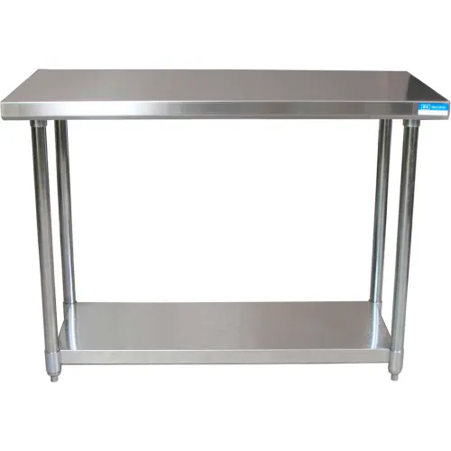 BK Resources 304 Stainless Steel Table, 60 x 24", Undershelf, 16 Gauge