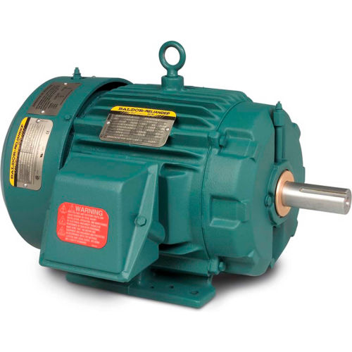 Baldor-Reliance Severe Duty Motor, ECP83771T-5, 3 PH, 10 HP, 575 V, 3475 RPM, TEFC, 215T Frame